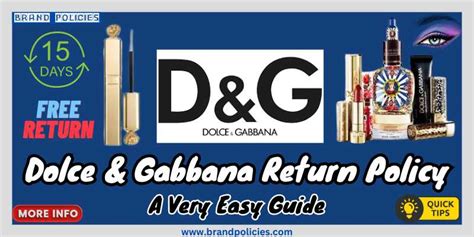 dolce and gabbana return policy|dolce and gabbana customer services.